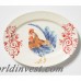 VIETRI Gather Rooster Medium Oval Decorative Plate VTER1460